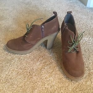 Suede heels